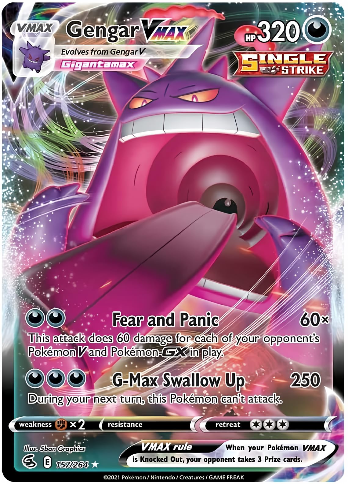 Gengar Vmax 157/264