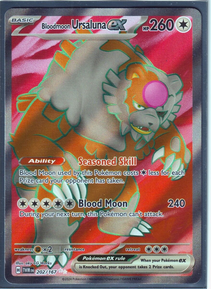 BloodMoon Ursaluna EX 202/167