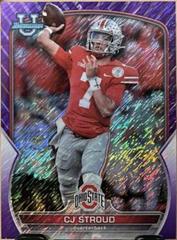 CJ Stroud [Purple Shimmer] #100 2022 Bowman Chrome University
