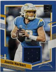 Justin Herbert [NFL Shield] #DTH-JH 2023 Panini Donruss Threads