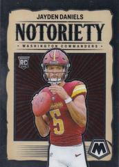 Jayden Daniels #19 [Rookie] 2024 Panini Mosaic Notoriety