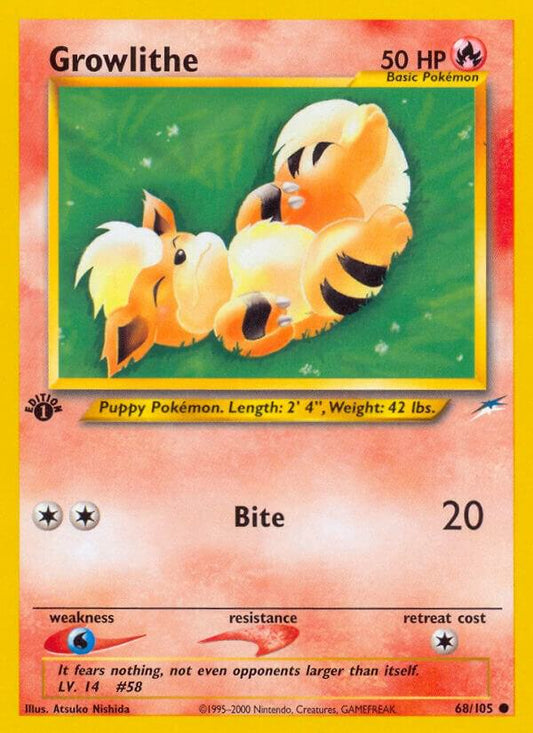 Growlithe Neo Destiny 68/105 CGC 9