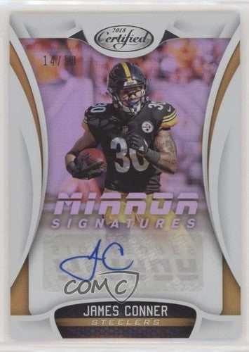 2018 Certified Mirror Signatures /50 James Conner #MS-JA Auto